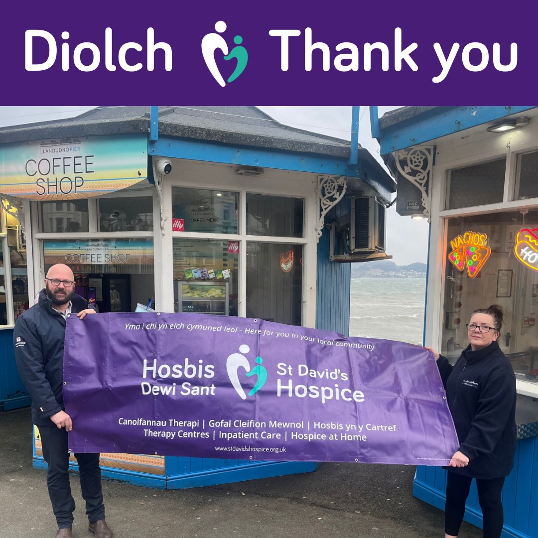 St David's Hospice | Hosbis Dewi Sant (@stdavidshospice) on Twitter photo ๐THANK YOU to <a href="/PierLlandudno/">Llandudno Pier</a> for choosing us as their Charity of the Year!
Your support will help us to continue to provide the vital patient care and family support services for our local community.
We are thrilled to be working together and look forward to the year ahead! ๐THANK YOU to <a href="/PierLlandudno/">Llandudno Pier</a> for choosing us as their Charity of the Year!
Your support will help us to continue to provide the vital patient care and family support services for our local community.
We are thrilled to be working together and look forward to the year ahead!
