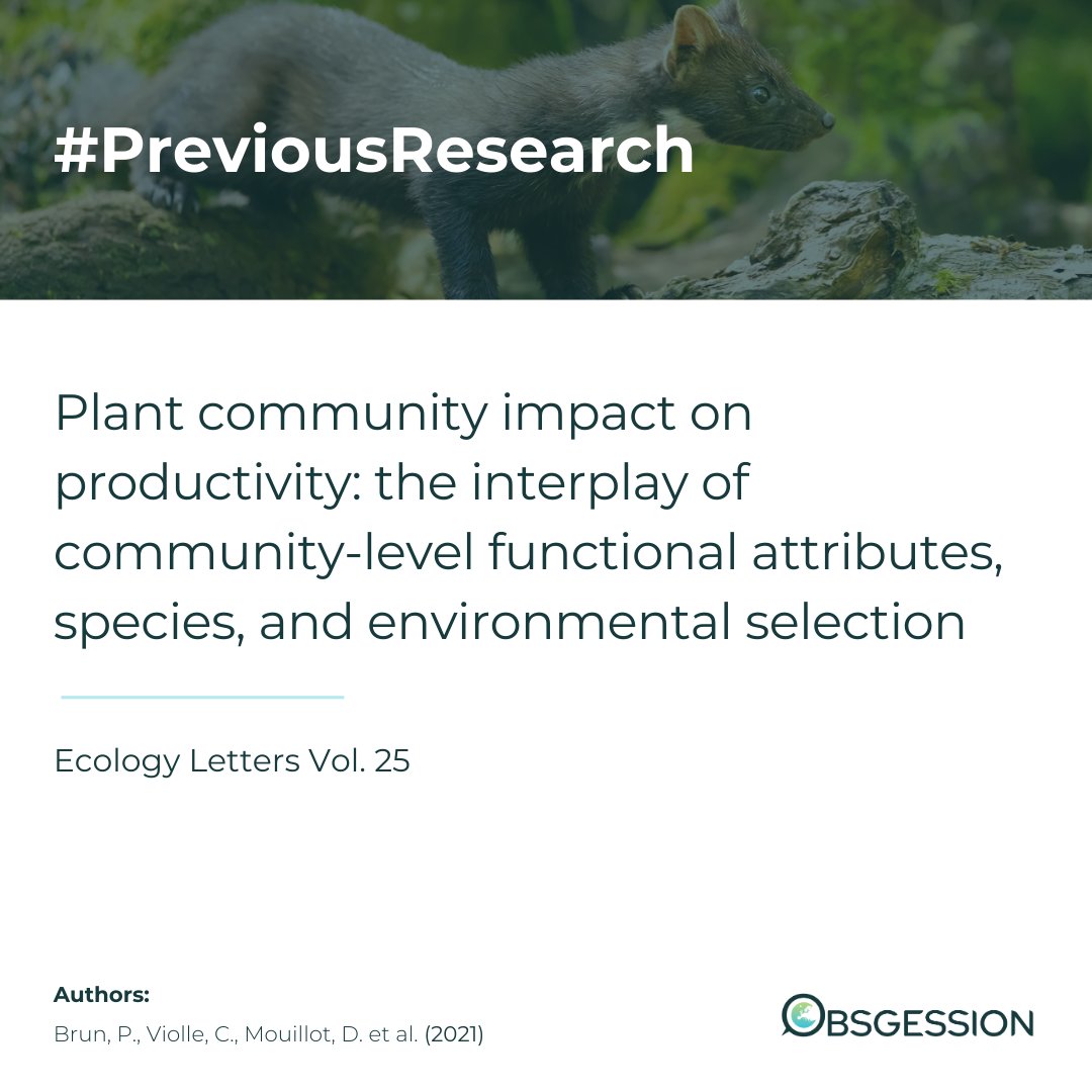 📢 After a short break, this week of #PreviousResearch presents an insight into plant species and the impact they have on productivity of grassland communities

👉 Read the full article here:
advance.sagepub.com/doi/full/10.22…