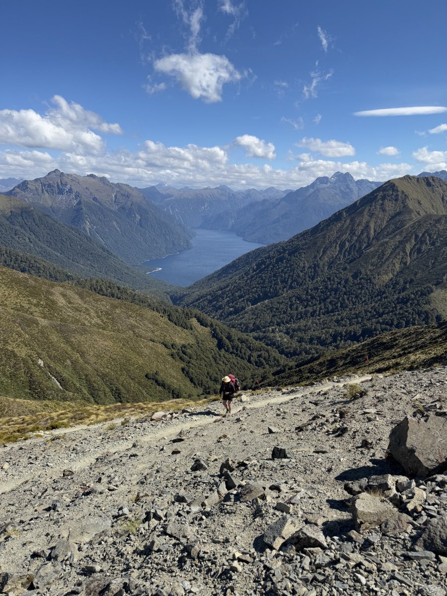 Overnight hike on the Kepler track in Fiordland NZ.