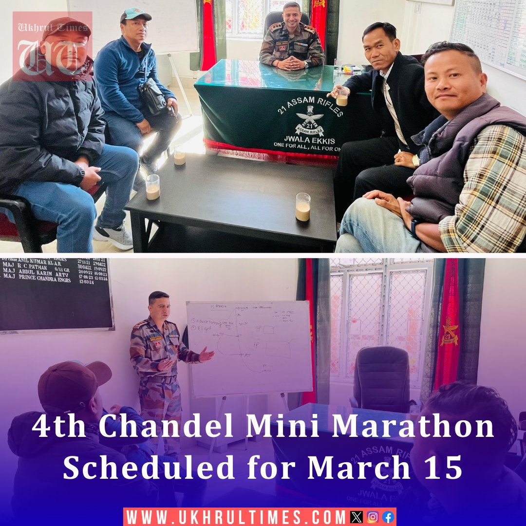 ukhrultimes's tweet photo. #Chandel: The highly anticipated 4th edition of #RunChandelRun 2025 (Chandel #MiniMarathon) is scheduled for 15 March 2025. The event will feature two categories: an Open Cross-Country Run from Heibunglok Village to MUGHSS, #Japhou via Angkhel Chayang village/Cheengkhu village, and a #DreamRun, which will commence at Thoruwl Turf, Liwa Sarei/Khullen, for participants under 16 years old (boys and girls) and those above 40 years old (men and women). #Marathon #RunChandelRun2025

Read more: https://t.co/8KqgfSa4vv