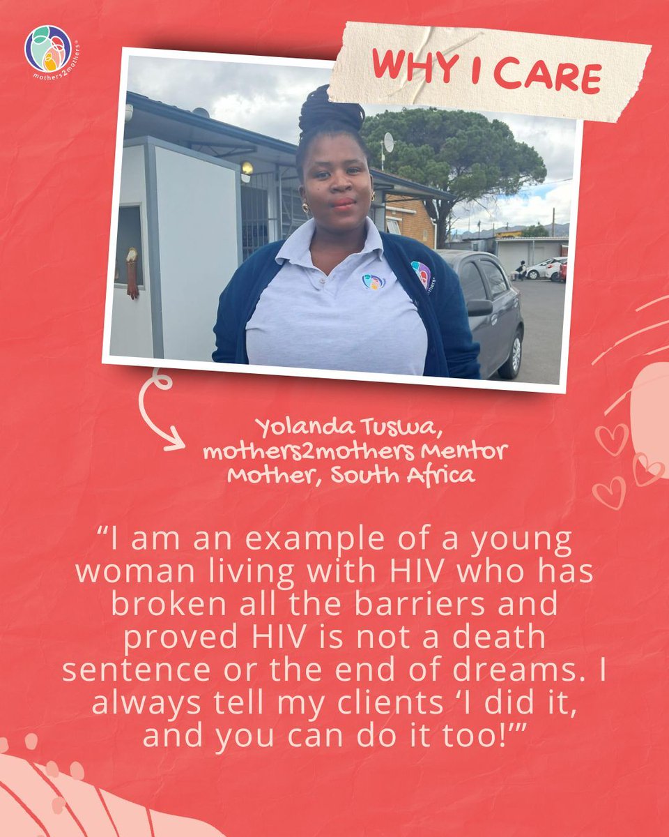 m2mtweets's tweet photo. “I did it, and you can too!”  

An HIV diagnosis is daunting, but @m2mtweets #CHW Yolanda shows her clients in South Africa that they too can live full and healthy lives with HIV. 💪🏾 Her story is just one of many in our #WhyICare series—stay tuned for more. https://t.co/P7GDOZSjhh