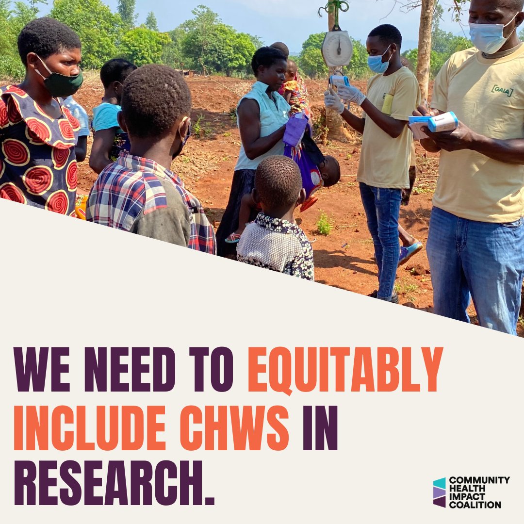 Africa Frontline First (@frontline1st) on Twitter photo New research from <a href="/join_chic/">Community Health Impact Coalition</a> finds that CHWs are often excluded as authors and key decision-makers in global health research. What next? We must work towards the equitable inclusion of CHWs for more equitable, impactful global health research.
Learn more: joinchic.org/resources/chws… New research from <a href="/join_chic/">Community Health Impact Coalition</a> finds that CHWs are often excluded as authors and key decision-makers in global health research. What next? We must work towards the equitable inclusion of CHWs for more equitable, impactful global health research.
Learn more: joinchic.org/resources/chws…
