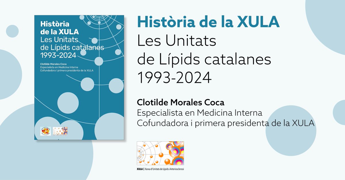 Sembla ser, que és bo conèixer d’on venim i com
és que hem arribat on som avui?... La Dra Clotilde Morales Coca, cofundadora i primera presidenta de la XULA, ens ha regalat la 🧬Història de la XULA. Les Unitats de Lípids catalanes 1993-2024🧬
lipidsxula.wixsite.com/website/qui-som