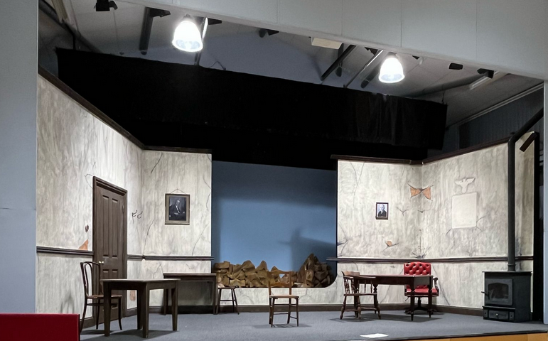 drama_ash's tweet photo. Burnt Ash Drama Association encourage you to get your tickets to Taking Sides NOW from https://t.co/bUvS6CVHqD

Tickets are only £10 and you are sure to be absorbed into this highly emotional, deeply moving, and incredibly thought-provoking drama.
Take a sneak peek at the set https://t.co/y62wikUGIq