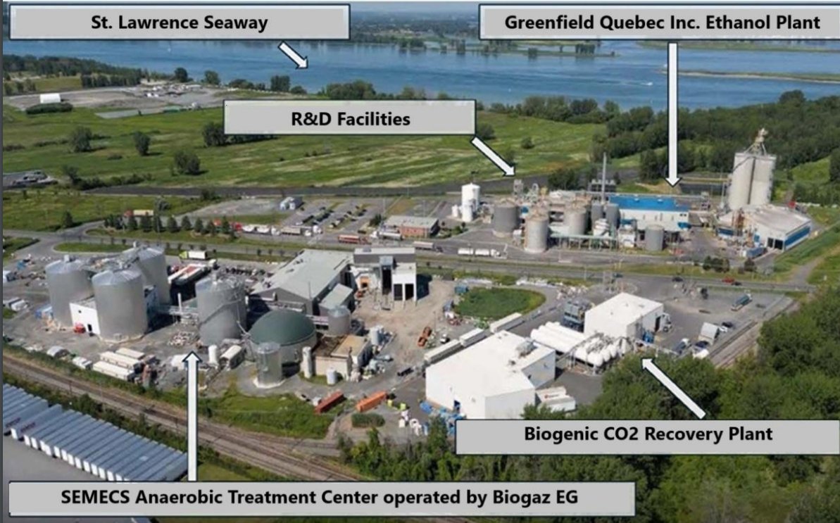 IEA Bioenergy Task 37 (Energy from Biogas) developed a case history showing the evolution of an integrated biorefinery complex in Varennes, Québec, Canada.

Since 2007, Greenfield Québec Inc. has been transforming locally grown grain corn into fuel-grade ethanol at its Varennes