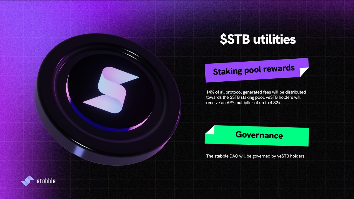 What can you do with $STB? More than you think.

Governance, staking rewards, ecosystem access — our token is packed with real utility.

Learn more: bit.ly/stbtokenomics