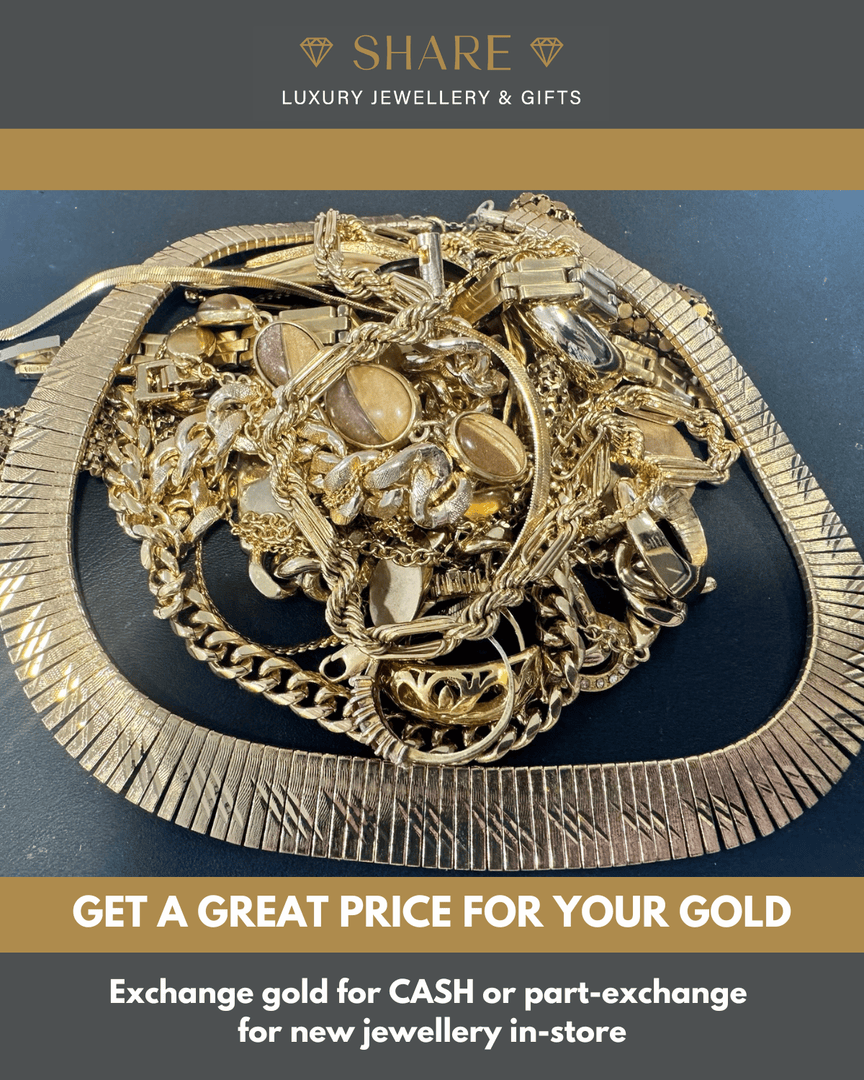 💛 Thinking of selling your gold? Let’s make it easy. 💛

At Share, we offer a friendly, no-pressure service with honest valuations for your unwanted gold, silver, and platinum.

Pop in for a chat—we’re happy to help!

📍 58 Street Lane, Leeds, LS8 2DQ