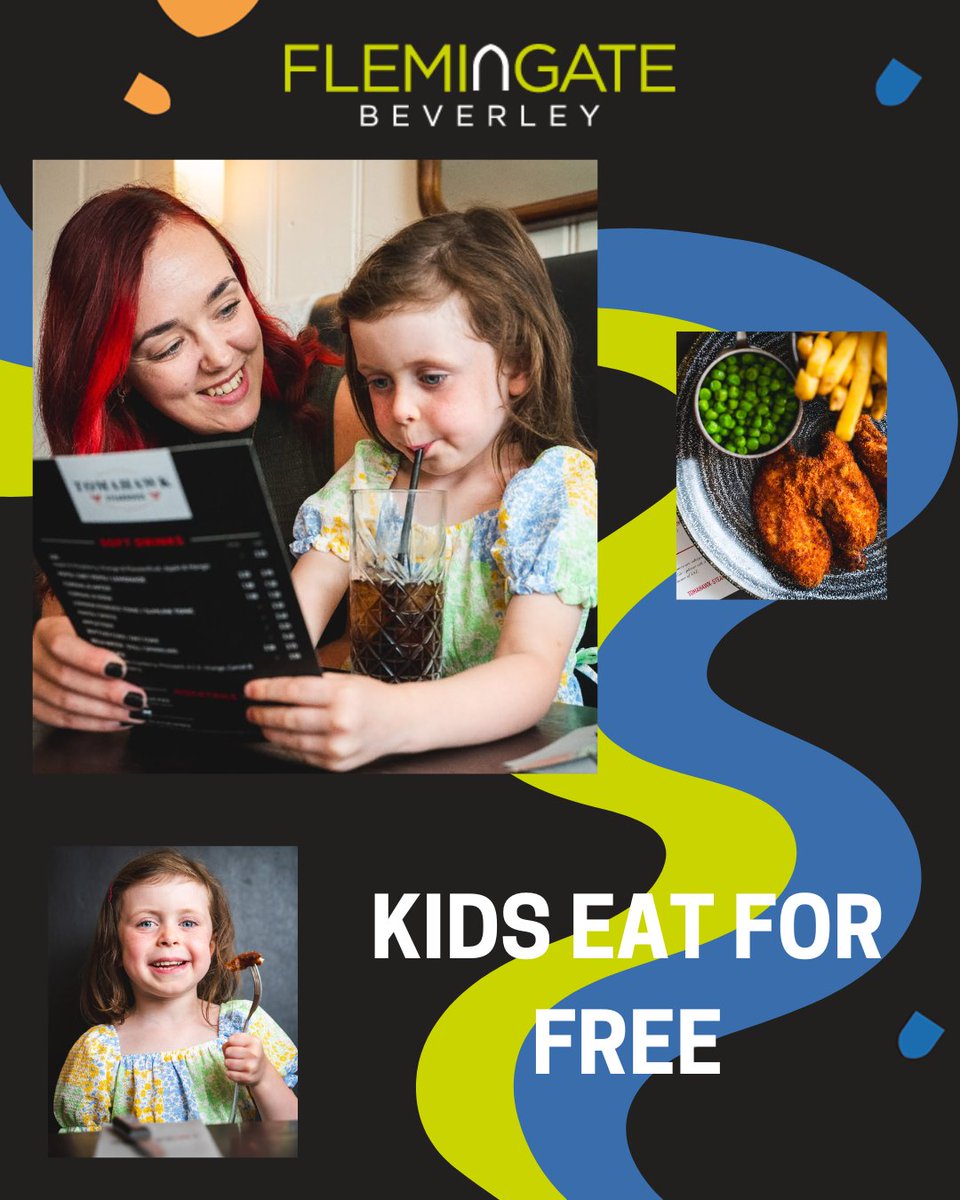 Treat the kids this February half-term!

🥤Beverley Hills Diner: FREE ice cream shake when they enjoy a kids' meal! 🥤🎉

🍟Tomahawk: KIDS EAT FREE - 1 free child's meal per 1 adult meal!

Don’t miss out - make it a fun (and delicious) day out! 🍽️

#Flemingate
