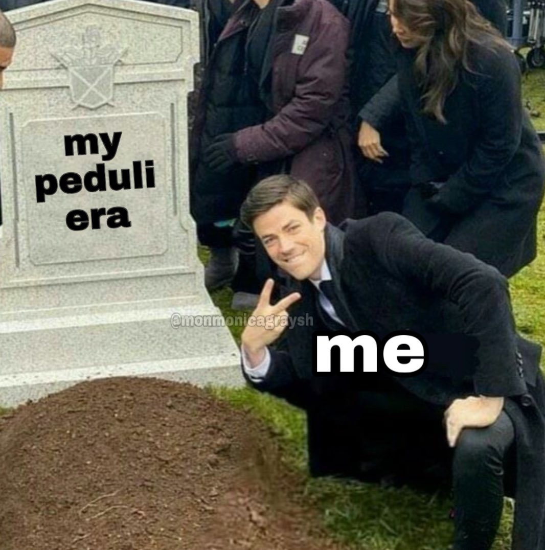 monmonicagraysh's tweet image. udah cape peduliin orang lain terus