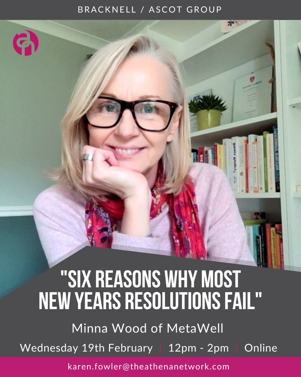 Are you available tomorrow for fabulous, online, female networking?
Enjoy this month's talk at Bracknell/Ascot group from Minna Wood of MetaWell.

#Bracknell #AscotBusiness #BracknellNetworking #BusinessDevelopment #BusinessSuccess #BusinessEssentials #BusinessGrowth
