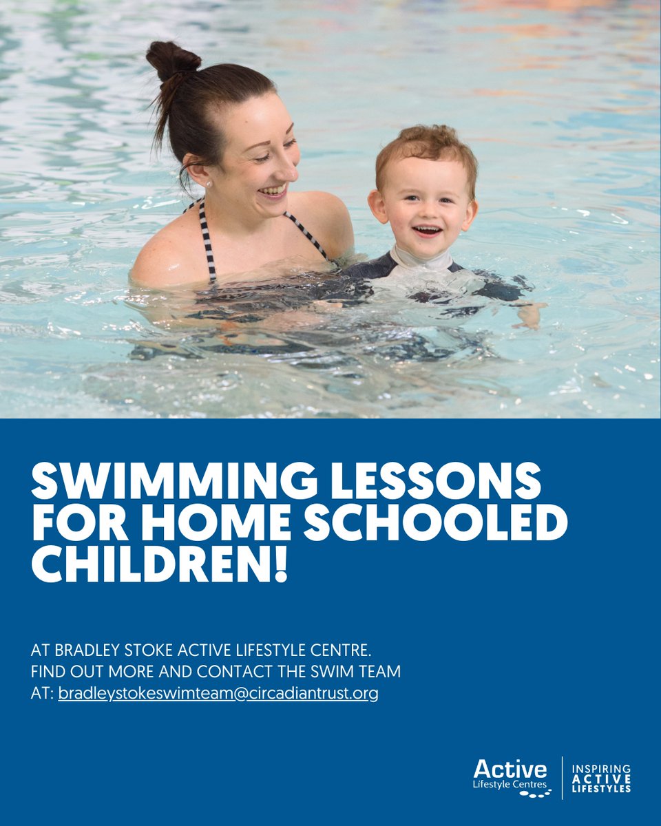 Active Centres (@activecentres) on Twitter photo 🎉 Discover Swimming Lessons for Home Schooled Children - available at Bradley Stoke Active Lifestyle Centre! 🏊♂️
To find our more, please email: bradleystokeswimteam@circadiantrust.org
#BradleyStoke #HomeSchoolSwimming #HomeSchool #SwimmingLessons #ActiveCentres 🎉 Discover Swimming Lessons for Home Schooled Children - available at Bradley Stoke Active Lifestyle Centre! 🏊♂️
To find our more, please email: bradleystokeswimteam@circadiantrust.org
#BradleyStoke #HomeSchoolSwimming #HomeSchool #SwimmingLessons #ActiveCentres