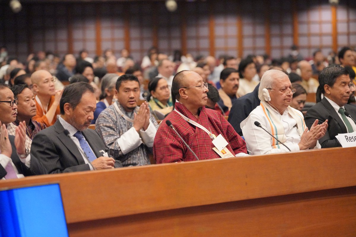 vifindia's tweet photo. Moments of Samvad IV: Global Hindu-Buddhist Initiative for #ConflictAvoidance and #EnvironmentConsciousness - The #AsianCentury of #Dharma #Dhamma, a Call for #UniversalResponsibility and #Interdependent Sustainability 
@PMOIndia
@narendramodi
@sgurumurthy

#SamvadIV #HinduBuddhistDialogue #Dialogue #Peace #UNCCBangkok #Thailand