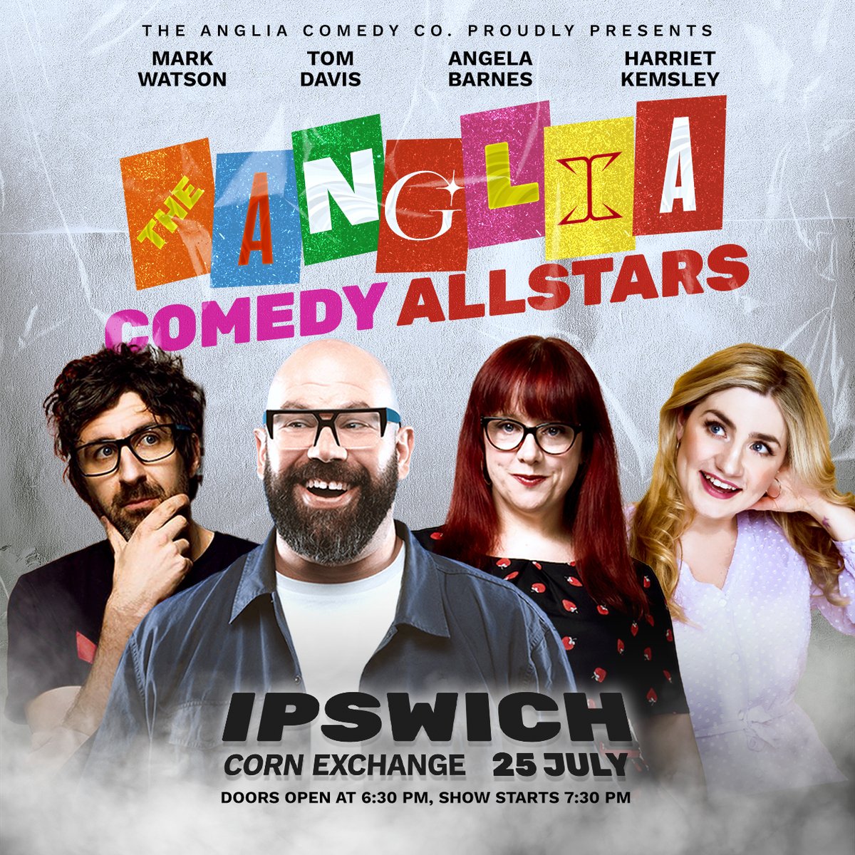 📣 On Sale Now

🤣 The Anglia Comedy Allstars
📅 Friday 25 July 2025

The Anglia Comedy Allstars return this July, with another amazing line-up featuring the hilarious Tom Davis, Mark Watson, Angela Barnes &amp; Harriet Kemsley!

 🎟 Book now - ipswichtheatres.co.uk/whats-on/the-a…