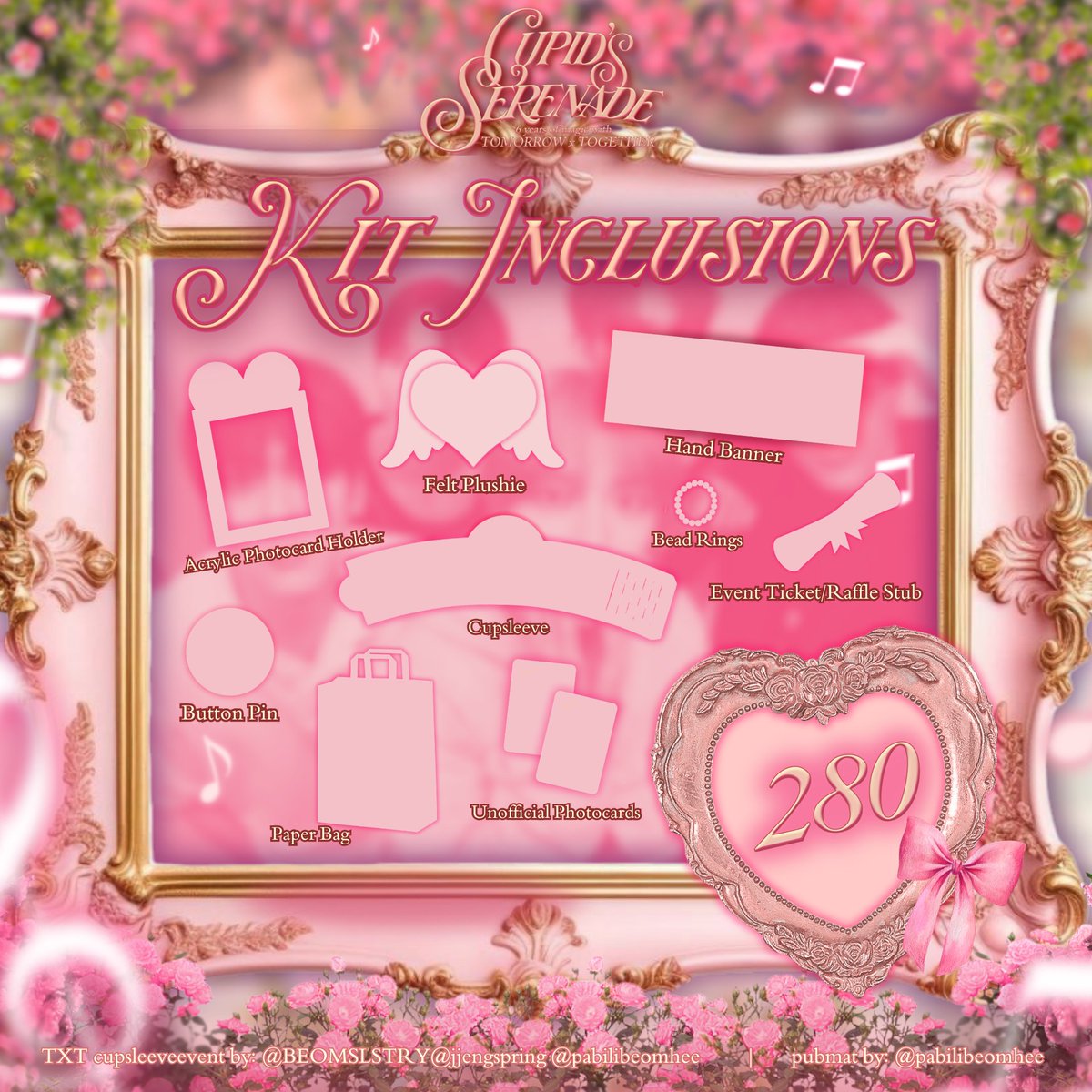 BEOMlSTRY's tweet photo. 💌 MOAs, Cupid has a message! 💌

Celebrate 6 magical years with TXT 🌹✨ 

🔗 Register here: https://t.co/10UrV6SYVr
📅 March 8, 2025 | 📍 Wiltover Cafe, MET Live, Pasay City

Spots are limited—let Cupid’s arrow lead you to the celebration! 🎶💕

#CupidsSerenade 
#6YearsWithTXT https://t.co/XKaED1fQQk