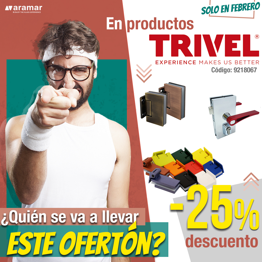 Oferta del mes de Febrero!! #Trivel #bisagras #cerraduras
