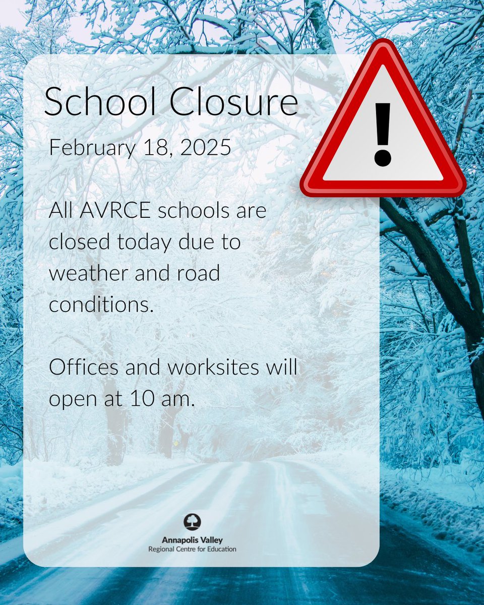 Annapolis Valley Regional Centre for Education tweet media