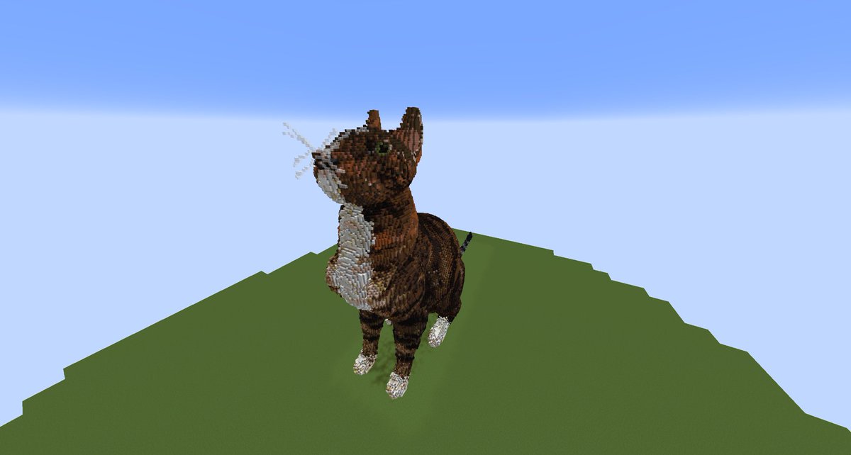 tueppelchen's tweet image. Here is me using #BlockPrintr in an attempt to make Patches art. Its a recolour of an existing cat scan 

I think i got pretty close

#Dreamfanart #PatchesFanart