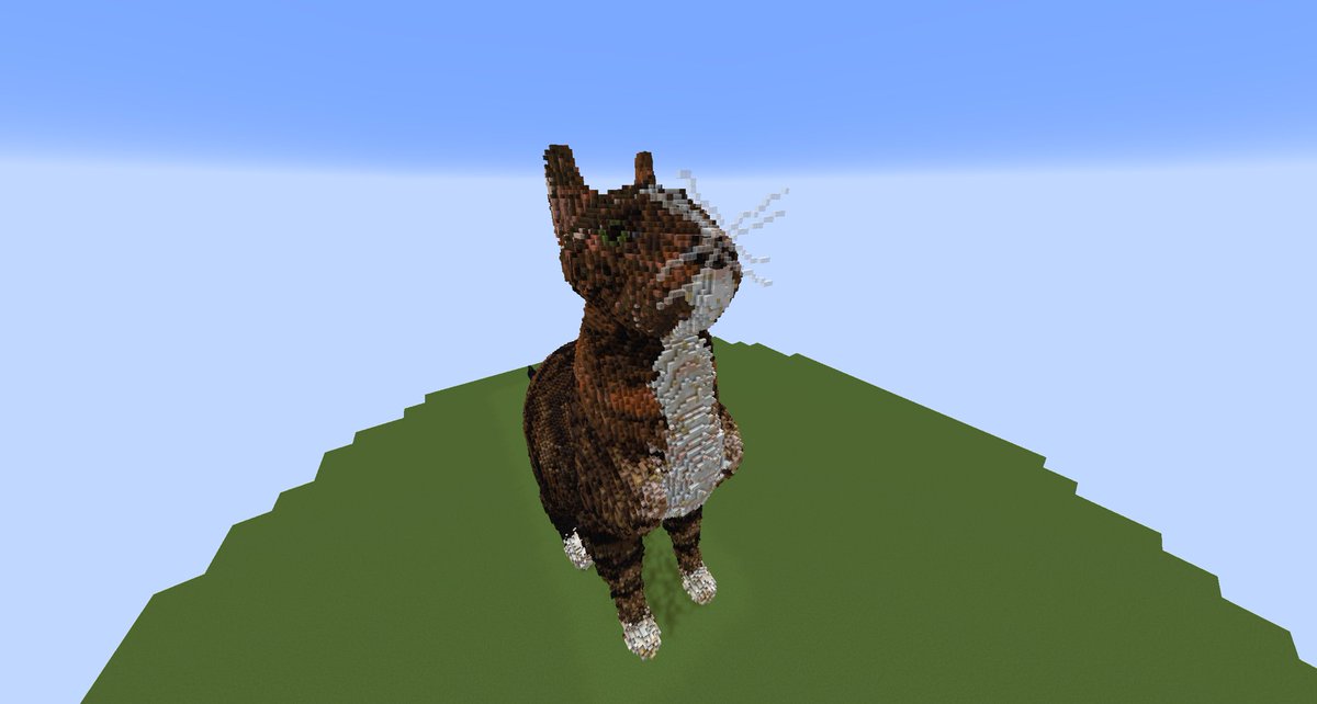 tueppelchen's tweet image. Here is me using #BlockPrintr in an attempt to make Patches art. Its a recolour of an existing cat scan 

I think i got pretty close

#Dreamfanart #PatchesFanart