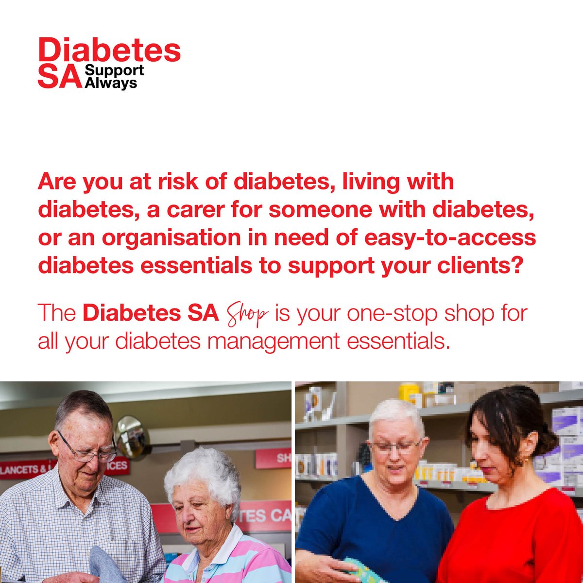 Why Shop with Us?
The Diabetes SA Shop is your one-stop shop for all diabetes management essentials. Whether you need sharps containers, lancets, record diaries, cooling solutions for your insulin and medications, or diabetes-friendly socks, we have it all.