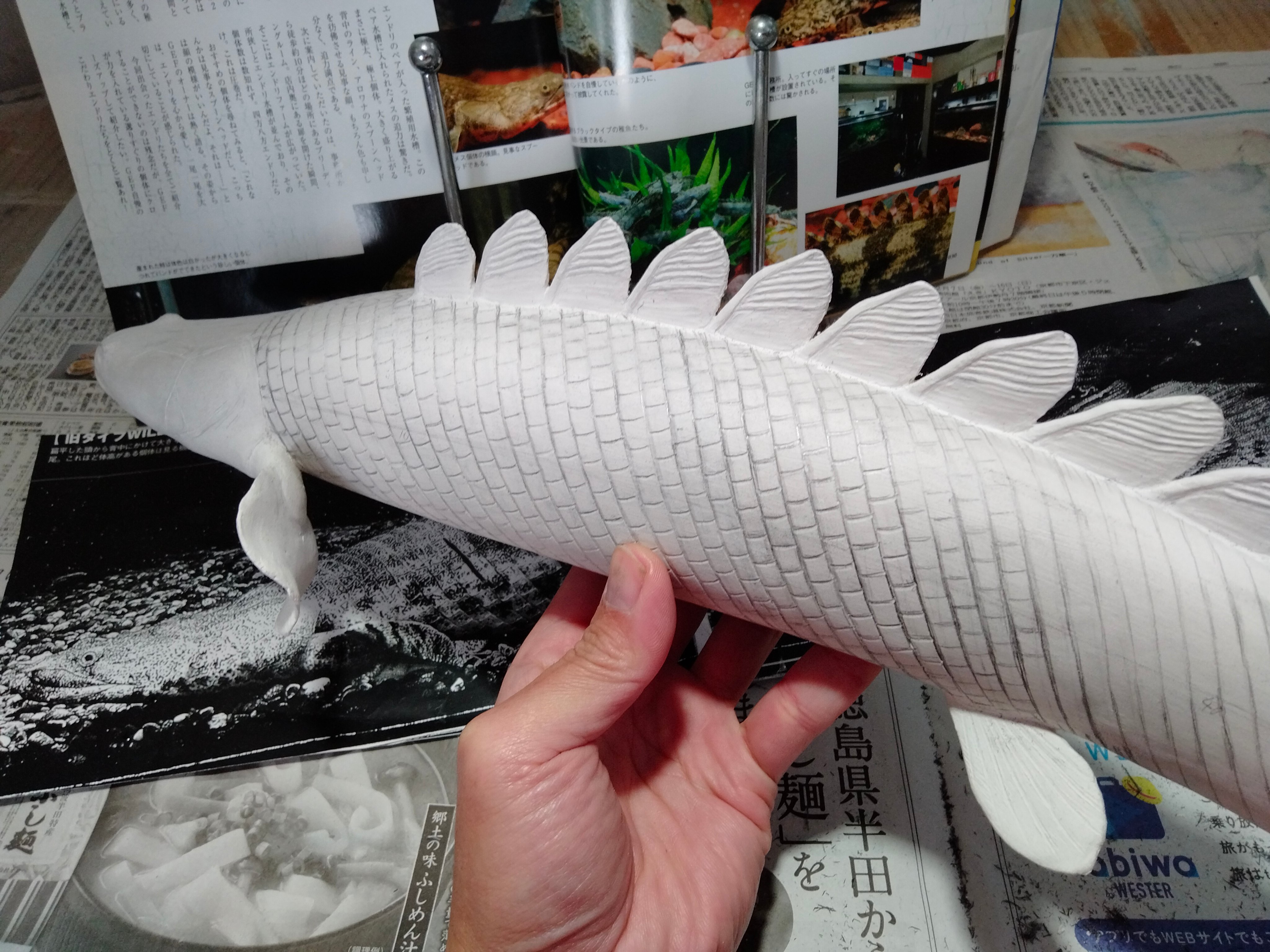 美品】82cm ピラルク（樹脂製）fish craft REAL製作