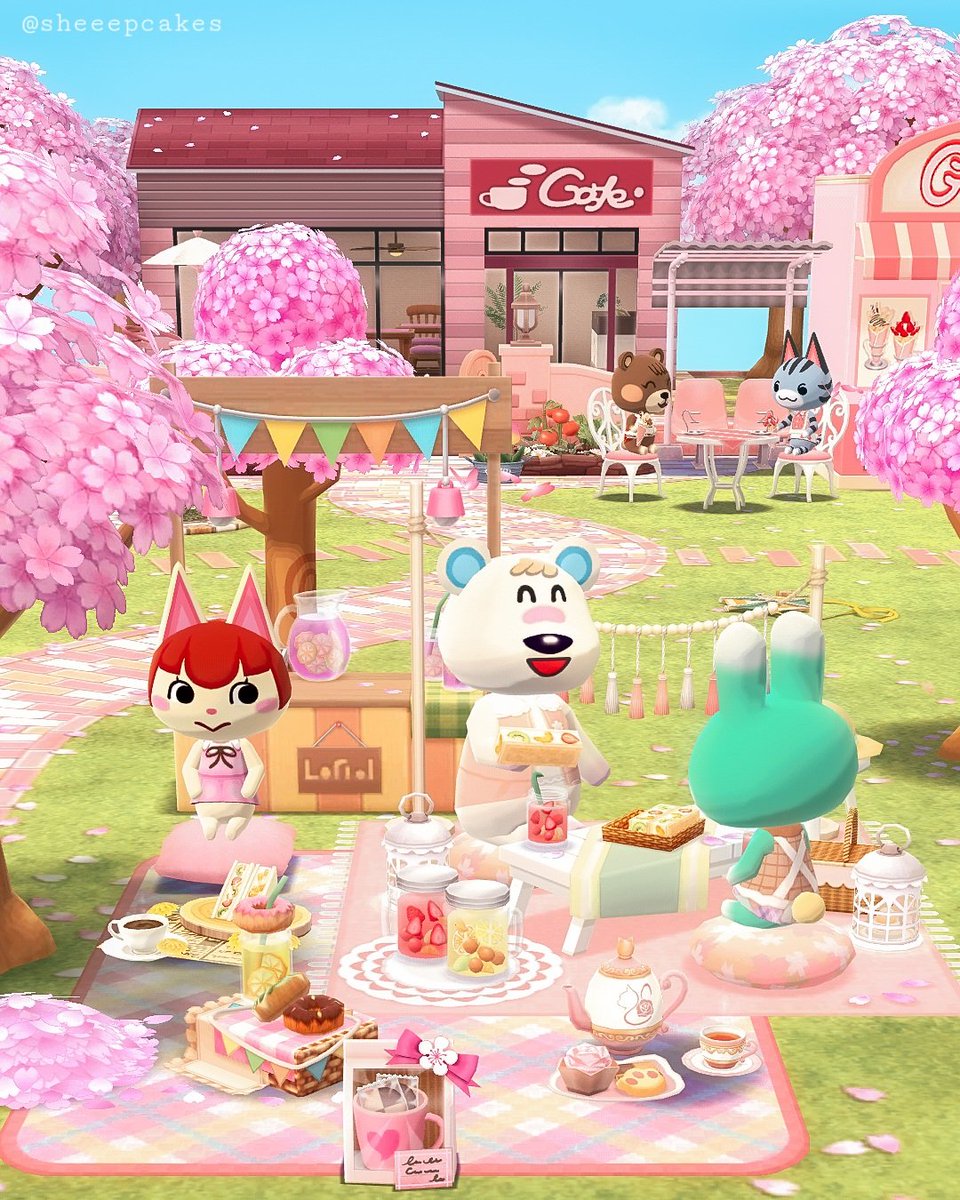 sheeepcakes's tweet photo. picnic time 🌸💐🍰
#animalcrossing #pocketcamp #acpc #ポケ森コンプリート https://t.co/q2sUSPXIYQ