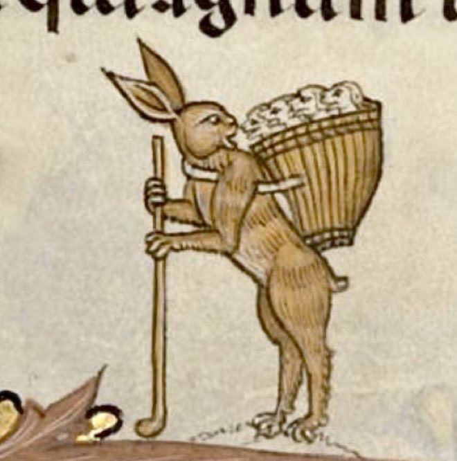 “ OHHH! PACK IT IN BACK THERE OR I SWEAR, I’LL TURN THIS THING AROUND AND WE’LL GO STRAIGHT BACK HOME! ”  -  1350’s, Pontifical de Guillaume, Paris. Bibliothèque Sainte-Geneviève, Ms. 143, f. 174r