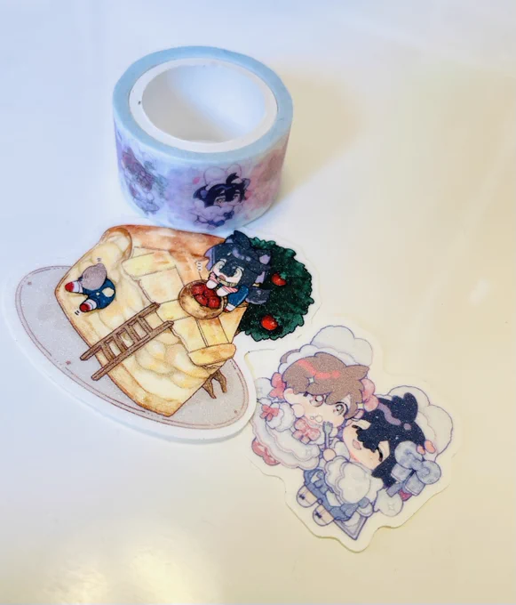 ステッカー届いたついでにマステはこんな感じ 