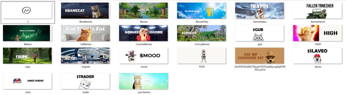 DannyFinnaGo's tweet image. Some recent banners i have done. If anyone needs quick work for projects or other work, let me know, thanks. #crypto #pumpfun #solana #memecoins