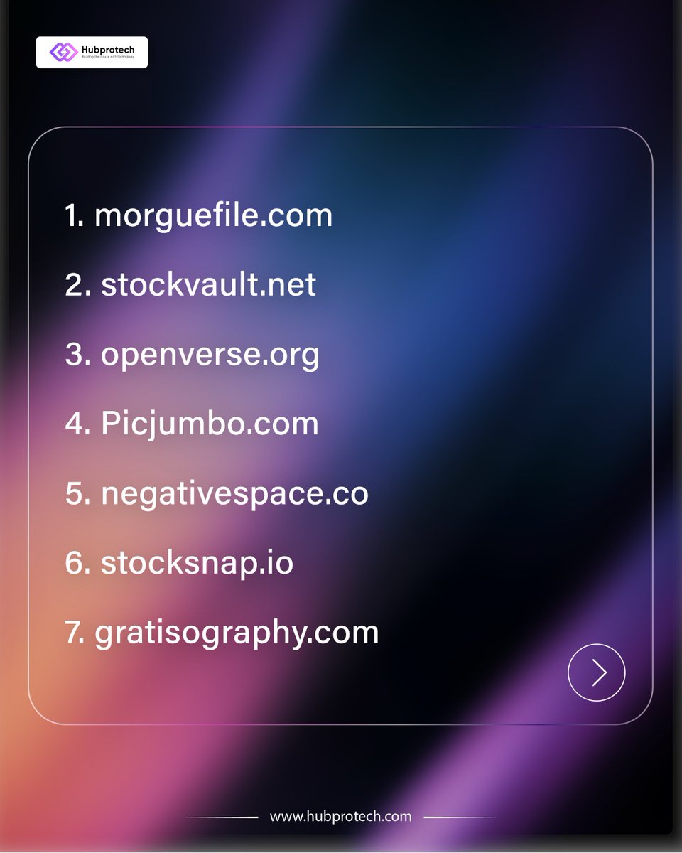 hubprotech's tweet photo. Make your content pop without spending a dime. Check out these 7 #FreeWebsites for amazing #4KStockPhotos in 2025!
.
#FreeStockPhotos #4KImages #VisualContent #ContentCreation #FreeImages #StockPhotos #HighQualityImages #CreativeResources #Hubprotech #Mohali #BestAgency https://t.co/WKHzzmQWVf
