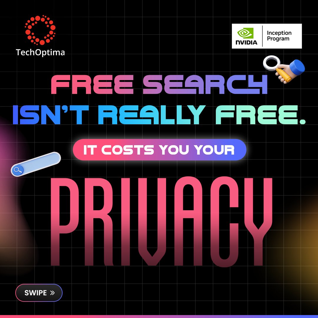 TechOptima_AI's tweet image. They say free search. But is it really? 🤔

🔹 Your searches? Tracked.
🔹 Your data? Sold.
🔹 Your privacy? Gone.

With OptSearch: No tracking. No selling.

Just search: optsearch.in

#OptSearch #Securesearch #TechOptima #NvidiaInception #privatesearchengine