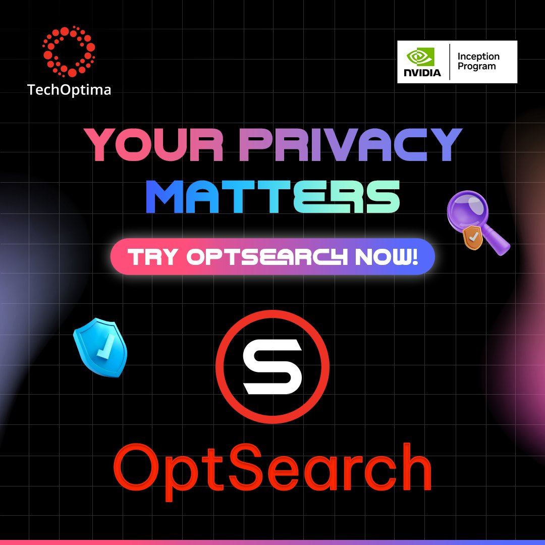 TechOptima_AI's tweet image. They say free search. But is it really? 🤔

🔹 Your searches? Tracked.
🔹 Your data? Sold.
🔹 Your privacy? Gone.

With OptSearch: No tracking. No selling.

Just search: optsearch.in

#OptSearch #Securesearch #TechOptima #NvidiaInception #privatesearchengine