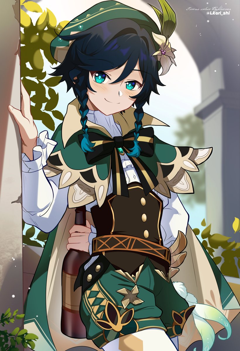 Shh, not a word to anyone!🍃 
#venti #GenshinImpact