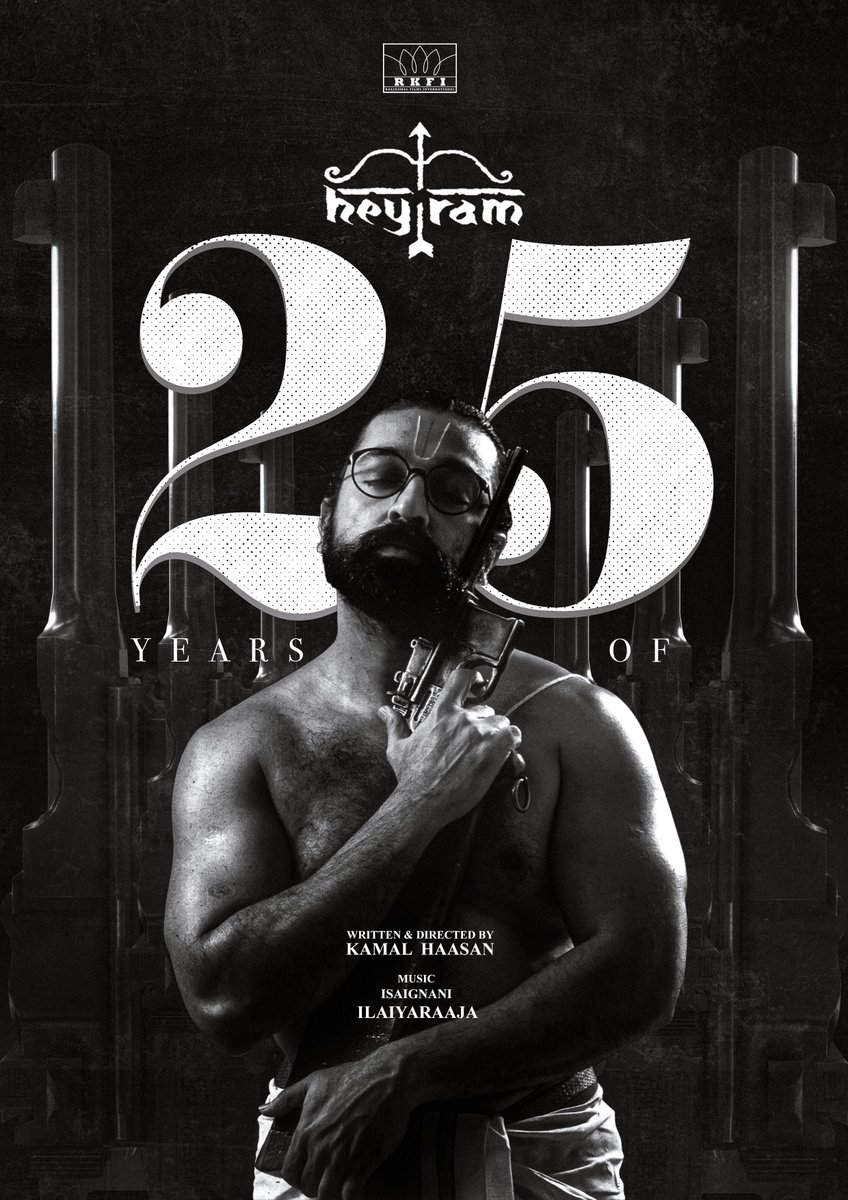 #25YearsofHeyRam – A Journey Through History and Humanity= “cult cinema”
#KamalHaasan 
#HeyRam Full Movie ➡️ youtu.be/R9YJOuQ6SX8?si… 

<a href="/ikamalhaasan/">Kamal Haasan</a>  <a href="/ilaiyaraaja/">Ilaiyaraaja</a> <a href="/iamsrk/">Shah Rukh Khan</a>  <a href="/DOP_Tirru/">Thirunavukarasu</a>
