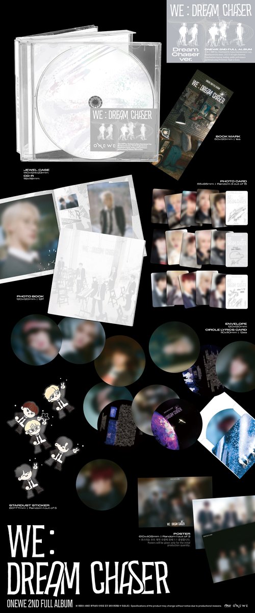 [#ONEWE]

<원위(ONEWE) 2ND FULL ALBUM 
[WE : Dream Chaser] 앨범 사양 및 
예약 판매 안내📢>

📍 예약 판매 일시 
✔ 2월 18일 (화) 3PM

 ✔ 상세 안내
🔗 onewe.co.kr/community/boar…