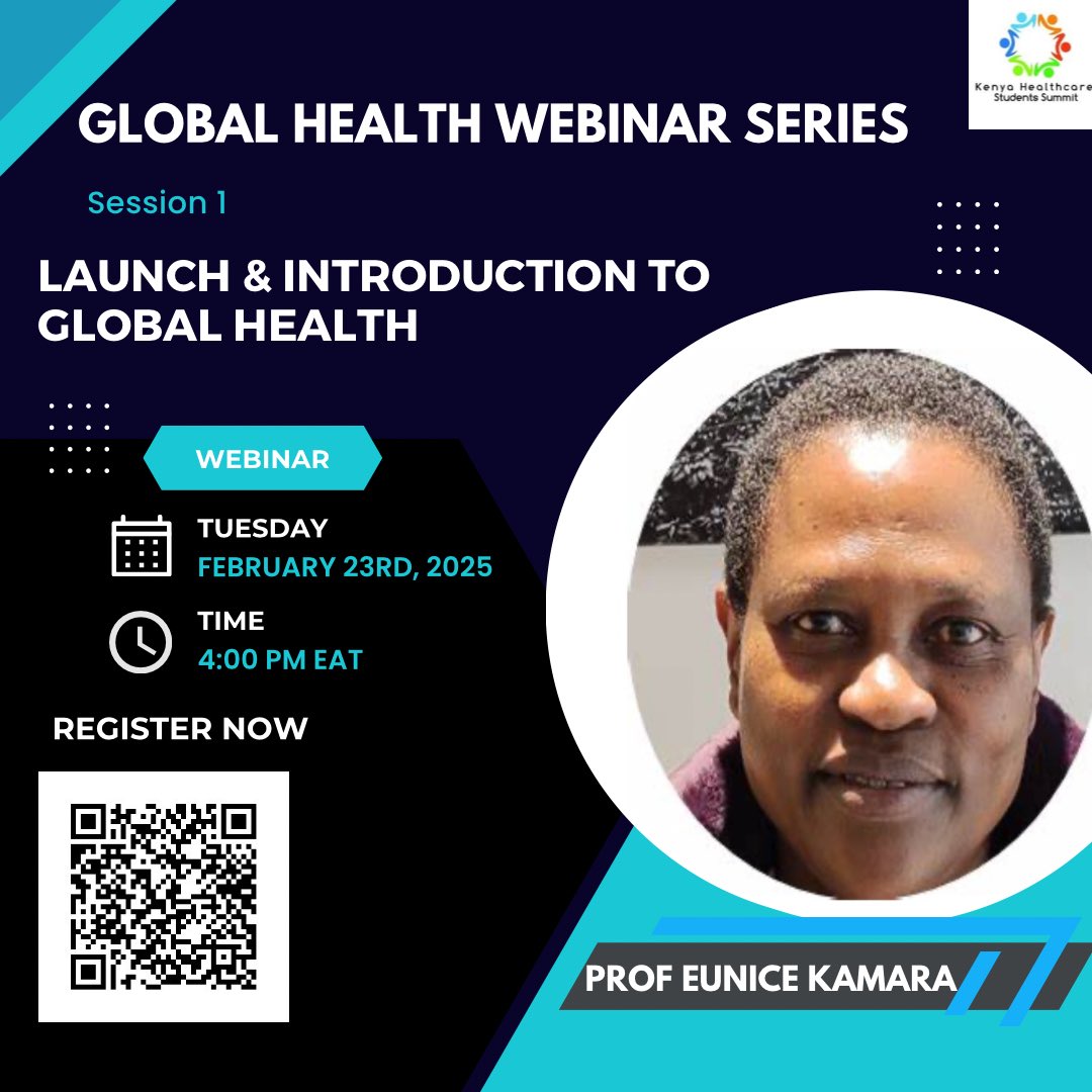 🌍 Global Health Webinar Series – First Session! 🚀

🔹 Theme: Launch &amp; Introduction to Global Health

📅 Date: 25th February

🔗 Register now!