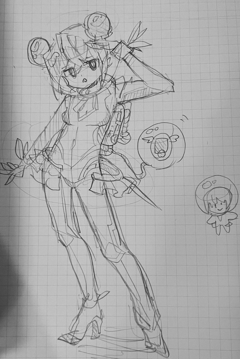 fabulous1059's tweet photo. 謎の没キャラ案を発掘した
#ByteSurvivor https://t.co/XDbqOuBCuF