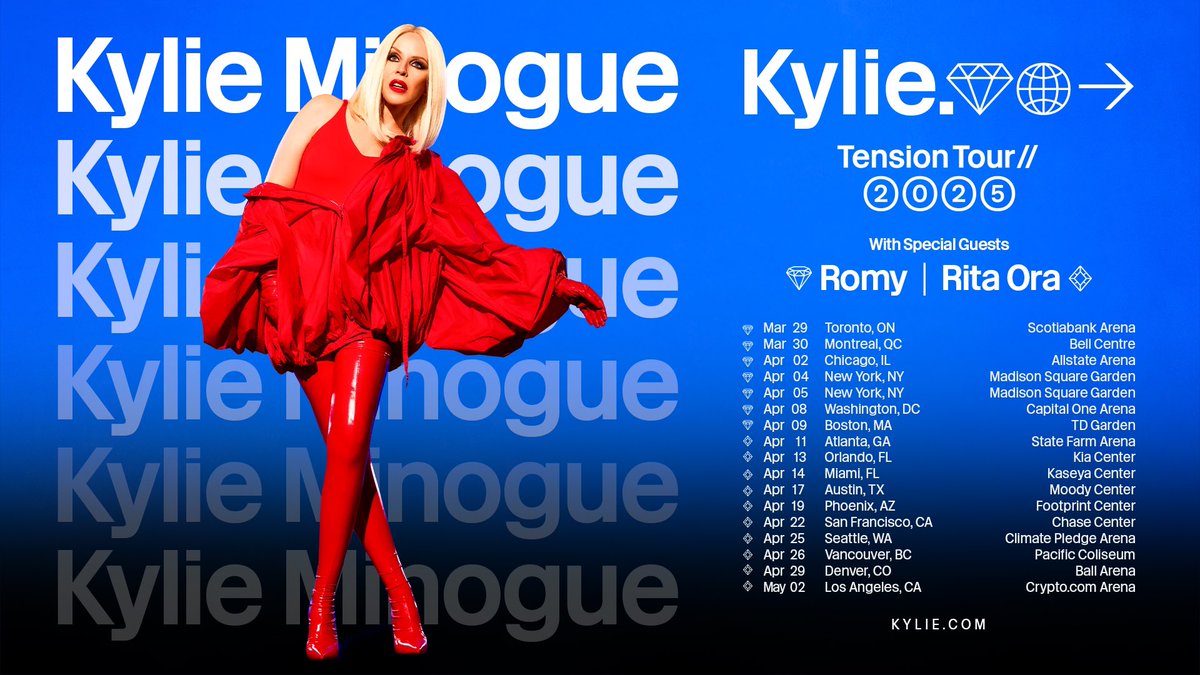 The Tension Tour is go go go! Looking forward to seeing you North America ❤️