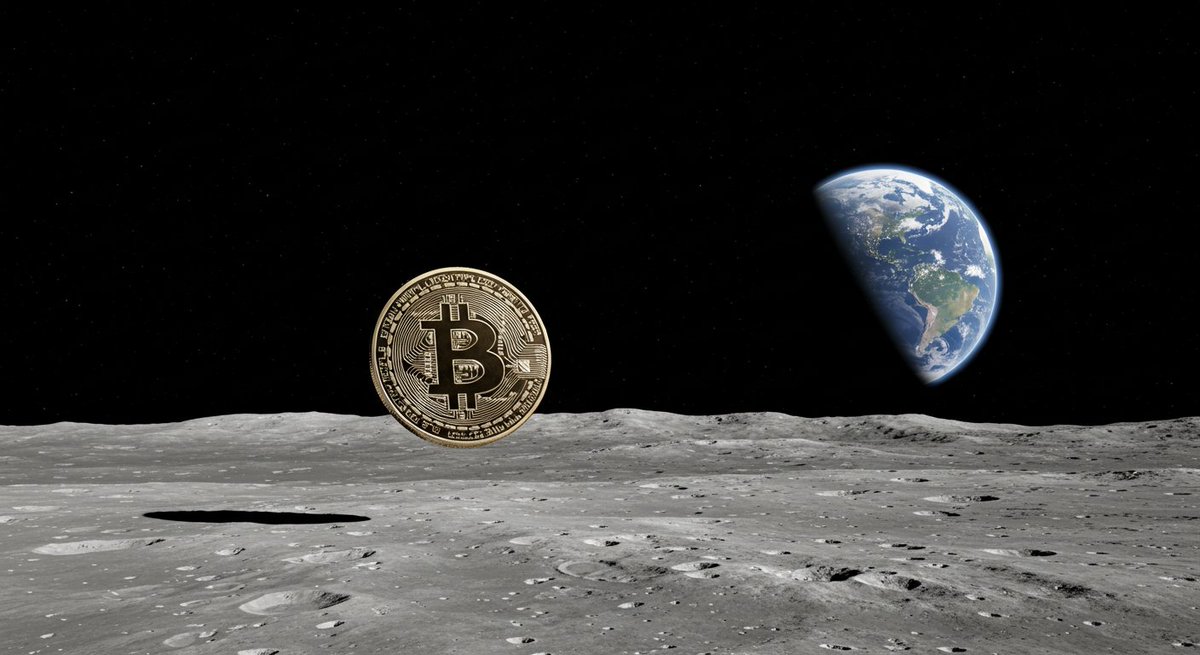もう月へ到着していたビットコイン。#BTC
