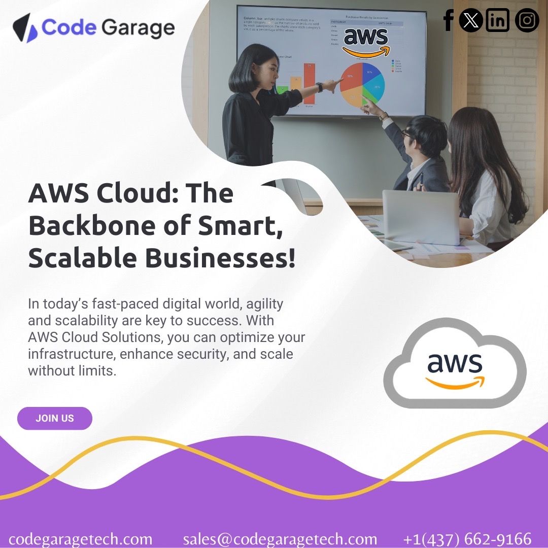 codegaragetech's tweet image. Get in touch today and take your business to the next level with AWS!

🌐 codegaragetech.com
📞 +1 (437) 662-9166
📧 sales@codegaragetech.com

#CodeGarageTech #AWSCloudSolutions #CertifiedExperts #CloudInnovation #BusinessTransformation #CloudComputing #AWSExperts