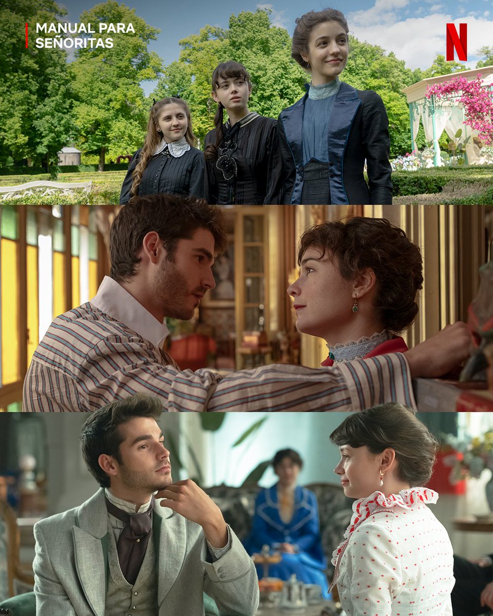 NetflixES's tweet photo. Primera regla de este manual: prohibido enamorarse de quien no debes. Todos los episodios de #ManualParaSeñoritas llegan el 28 de marzo. https://t.co/EqRKXcscow