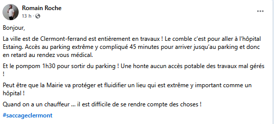 Saccageclermont's tweet photo. Un petit best of du lundi 18 février 2025. 
Félicitations une nouvelle fois aux hommes à la manoeuvre.

#saccageclermont https://t.co/eCmyW0iyI4