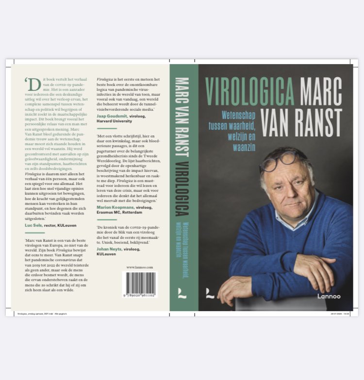 Vandaag verschijnt mijn boek “Virologica”. Spannend!