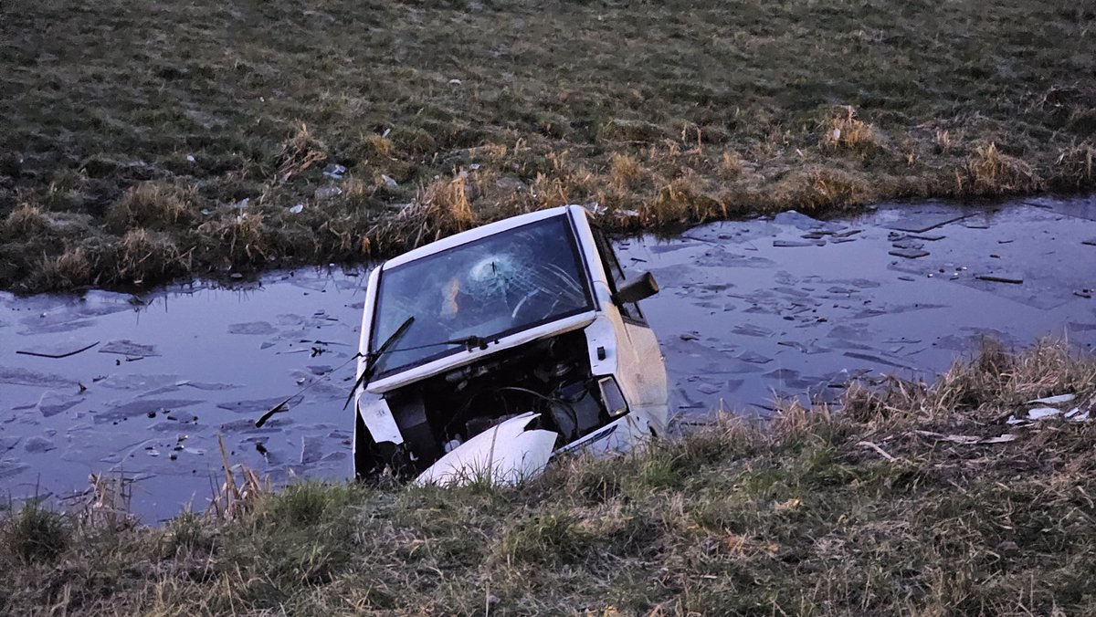 Microcar te water in Haastrecht