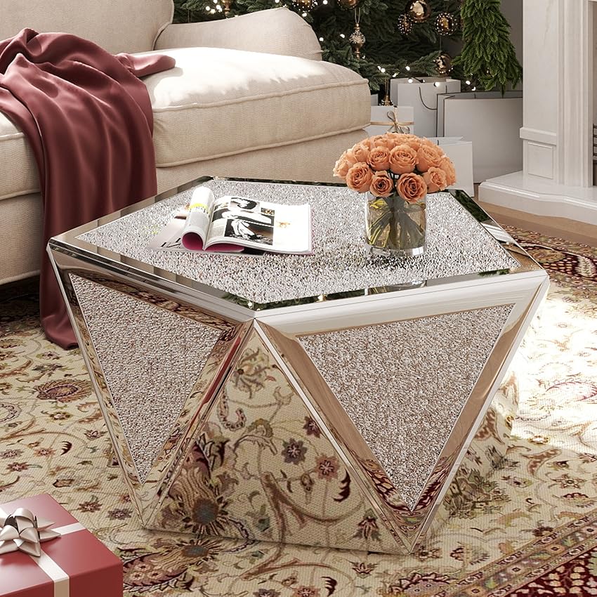 Cosvalvelife's tweet photo. Add a touch of elegance to your living room with our sleek, mirrored coffee table! This modern, geometric design blends glamour with functionality, making it the perfect centerpiece for any space. 

#home #homedecor #homefurniture #interiors #coffeetable #livingroom #cosvalve https://t.co/4QcK8PzxPg