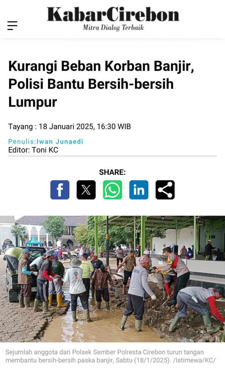 1amo121's tweet photo. polri siap Bantu Ulurkan Tangan dan mengajak bersama sama meningkatkan kesiapsiagaan. #SiagaTanggapBencana https://t.co/GWJAHNrPvj