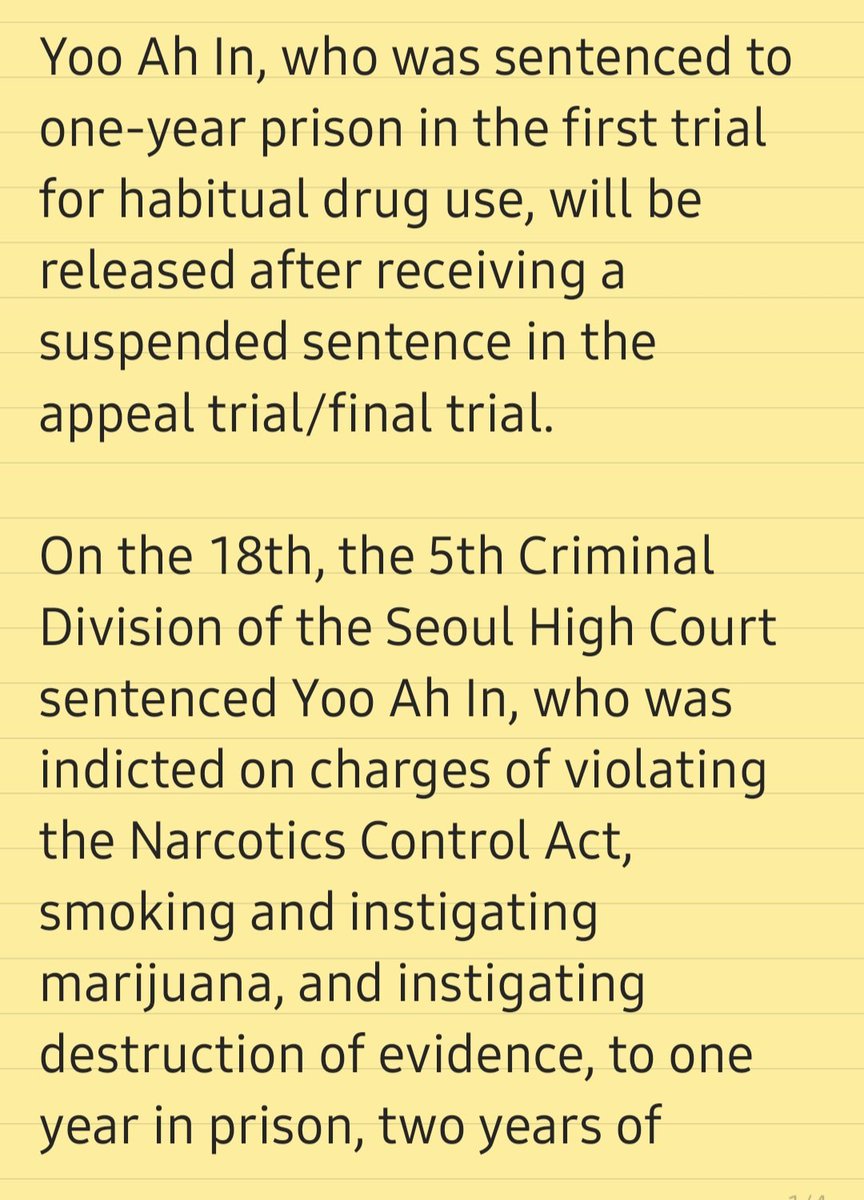 SIKseekers's tweet photo. 《NEWS 2024.02.18》 Yoo Ah In Gets suspended sentence reduced in final trial to probation, will be released after 5 months of court detention.
https://t.co/sZX1Xqd8ap https://t.co/0z1yW0nQEe