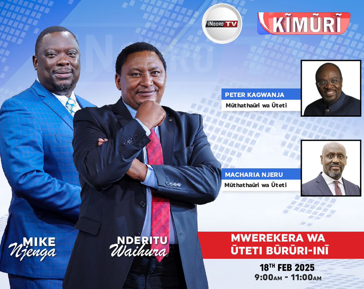 This morning on #kīmūrī <a href="/inoorotv/">Inooro TV</a> we discuss in detail what happened in Ethiopia during the AUC elections. We host <a href="/profkagwanja/">Professor Peter Kagwanja</a> and <a href="/MachariaNjeru/">Macharia Njeru</a>.