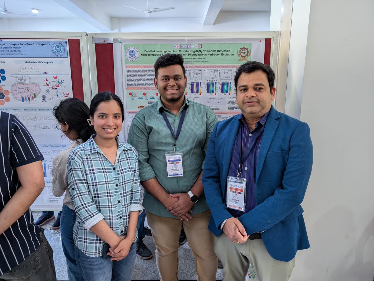 DashGroupNITR's tweet photo. Prof. Dash delivered an enlightening address at the IXth Annual Symposium "InTeRaCTiONS-2025", held from  Feb 14-15, 2025 by the Department of Chemistry, @iiserbhopal. His insights left a lasting impact on all attendees. 
#chemistrysymposium
#iiserbhopal https://t.co/9FORllkwjs