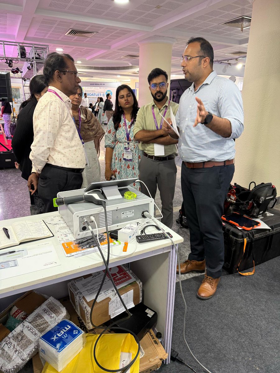 Great to be at the IAPMR Conference at NIMHANS, connecting with experts and showcasing Amble, Exoskeleton, MP-100, and Equio! Loved the hands-on demos and insightful discussions on the future of rehab tech &amp; PMR.

#NIMHANS #PMR #RehabTech #NeuroRehab #MedicalInnovation
@aerobe_in