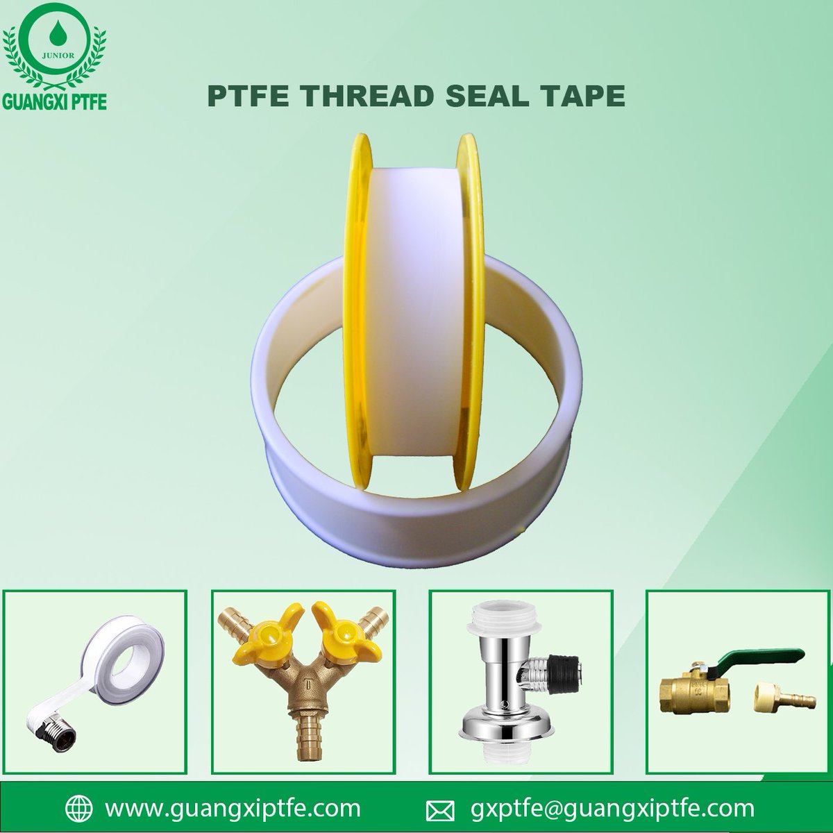 guangxiptfe's tweet photo. Looking for a high-quality sealing solution for your pipes?
Whether it's for water pipes, gas lines, or other sealing applications, our PTFE THREAD SEAL TAPE has you covered!
🌐 https://t.co/FfH78N7j3L
📧 gxptfe@guangxiptfe.com

#PTFE #ThreadSealTape #PipeSealing #LeakPrevention https://t.co/xHPtiuOCA4